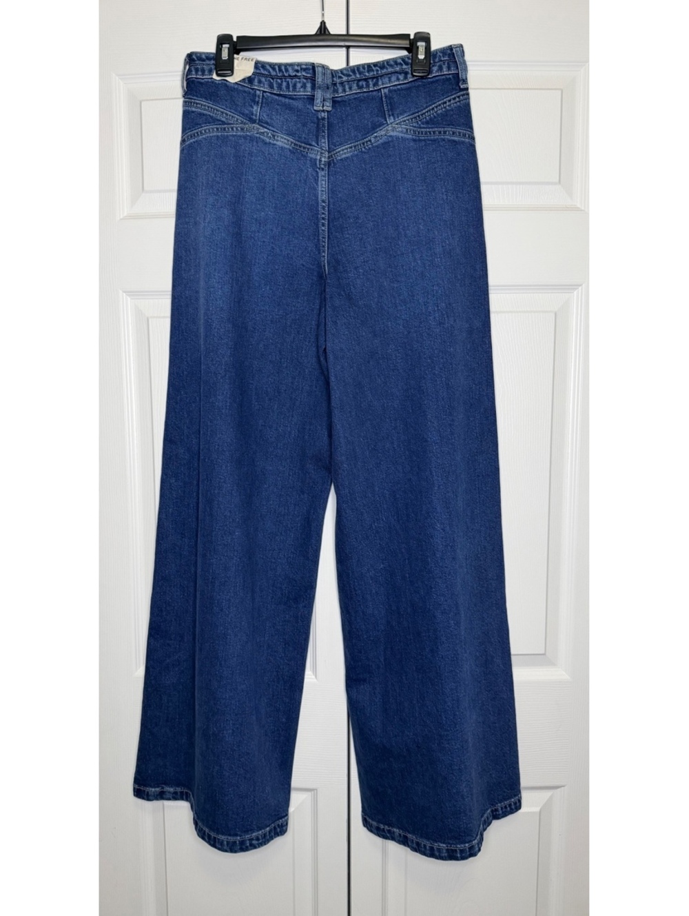 Free People Women’s Jeans Keller High Rise Palazzo Size 30 - Picture 4 of 11